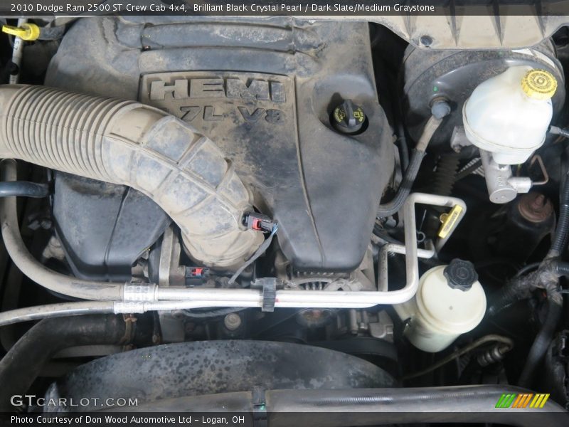 Brilliant Black Crystal Pearl / Dark Slate/Medium Graystone 2010 Dodge Ram 2500 ST Crew Cab 4x4