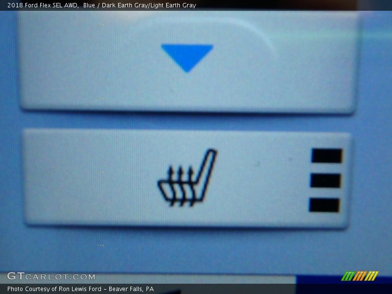 Blue / Dark Earth Gray/Light Earth Gray 2018 Ford Flex SEL AWD