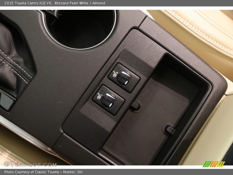 Blizzard Pearl White / Almond 2015 Toyota Camry XLE V6