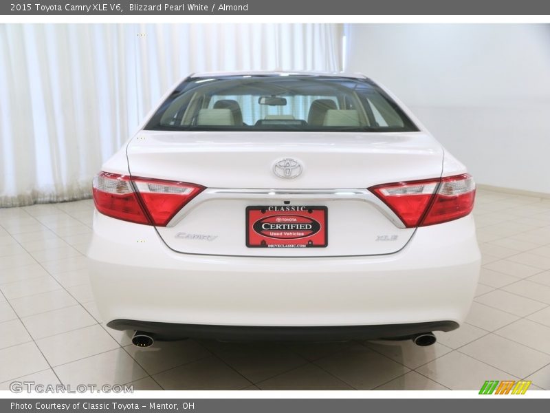 Blizzard Pearl White / Almond 2015 Toyota Camry XLE V6