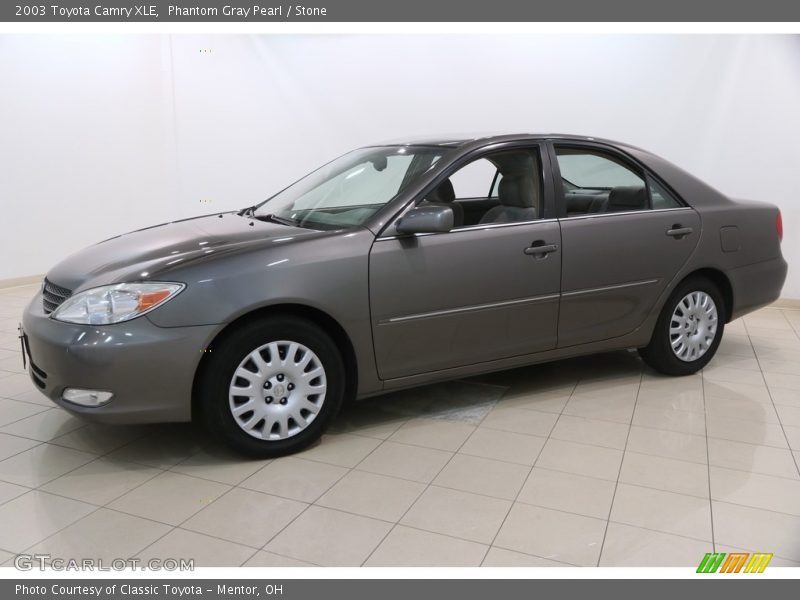 Phantom Gray Pearl / Stone 2003 Toyota Camry XLE