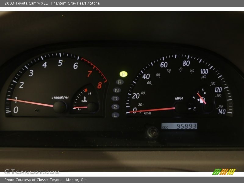 Phantom Gray Pearl / Stone 2003 Toyota Camry XLE