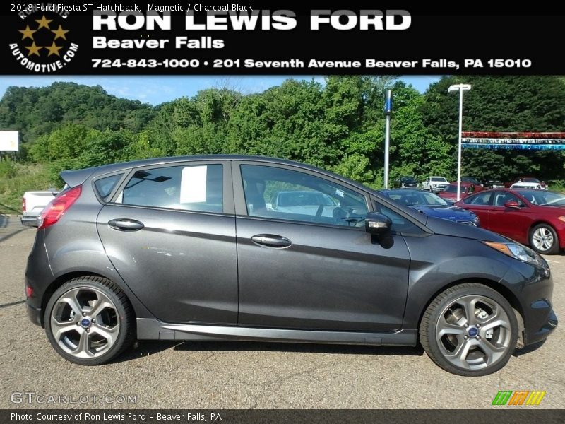 Magnetic / Charcoal Black 2018 Ford Fiesta ST Hatchback