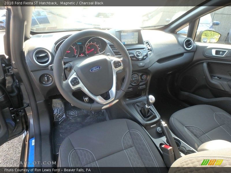  2018 Fiesta ST Hatchback Charcoal Black Interior
