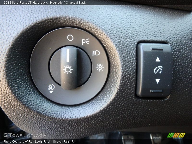 Controls of 2018 Fiesta ST Hatchback