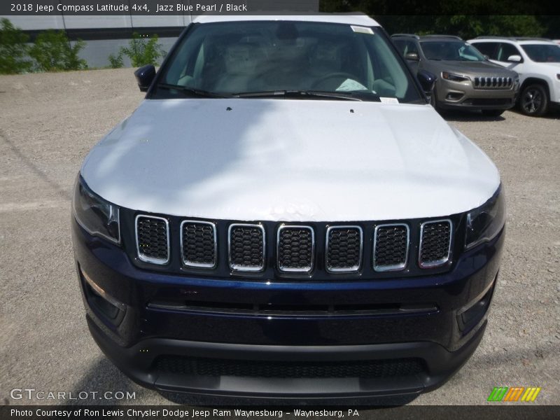 Jazz Blue Pearl / Black 2018 Jeep Compass Latitude 4x4