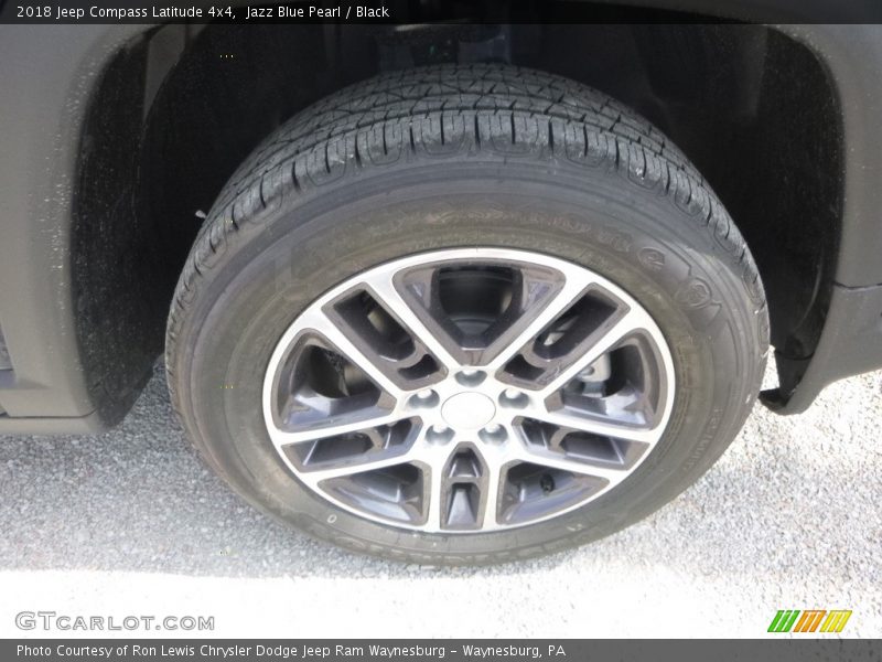 Jazz Blue Pearl / Black 2018 Jeep Compass Latitude 4x4