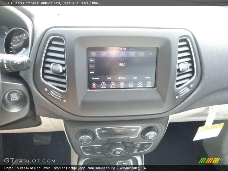 Jazz Blue Pearl / Black 2018 Jeep Compass Latitude 4x4