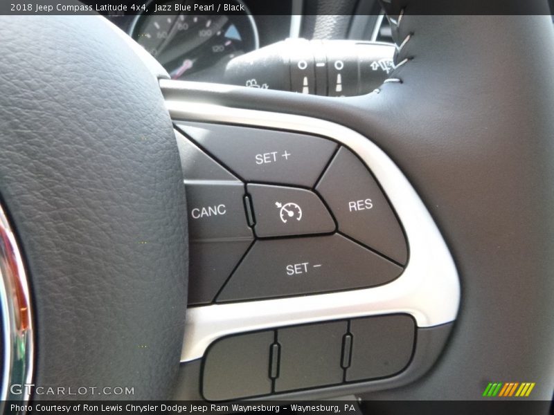 Jazz Blue Pearl / Black 2018 Jeep Compass Latitude 4x4
