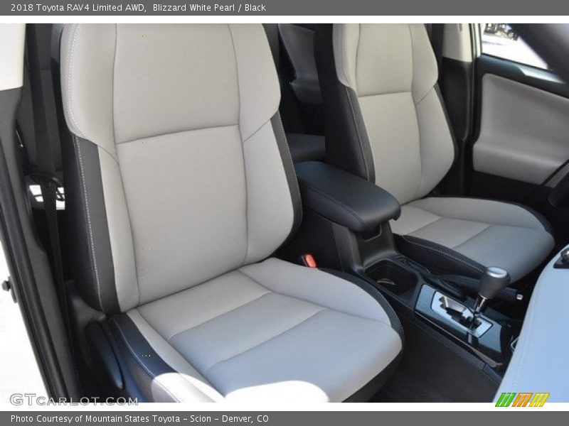 Blizzard White Pearl / Black 2018 Toyota RAV4 Limited AWD