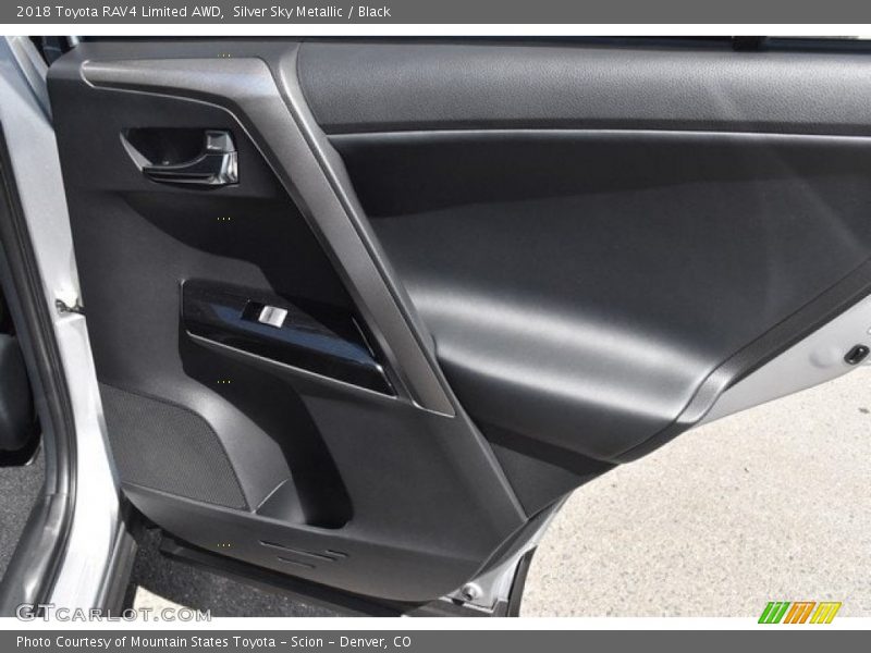 Silver Sky Metallic / Black 2018 Toyota RAV4 Limited AWD