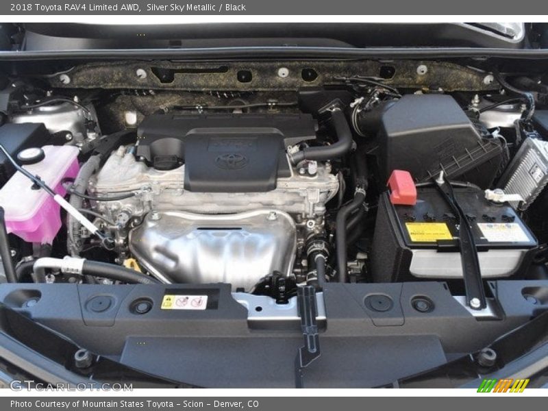 Silver Sky Metallic / Black 2018 Toyota RAV4 Limited AWD