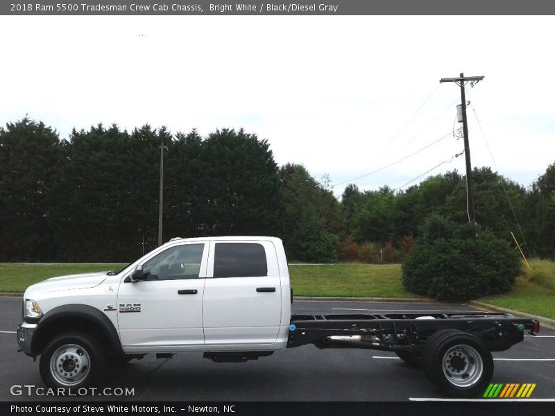 Bright White / Black/Diesel Gray 2018 Ram 5500 Tradesman Crew Cab Chassis