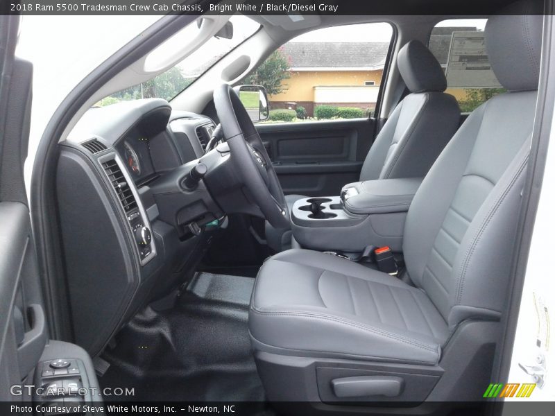Front Seat of 2018 5500 Tradesman Crew Cab Chassis