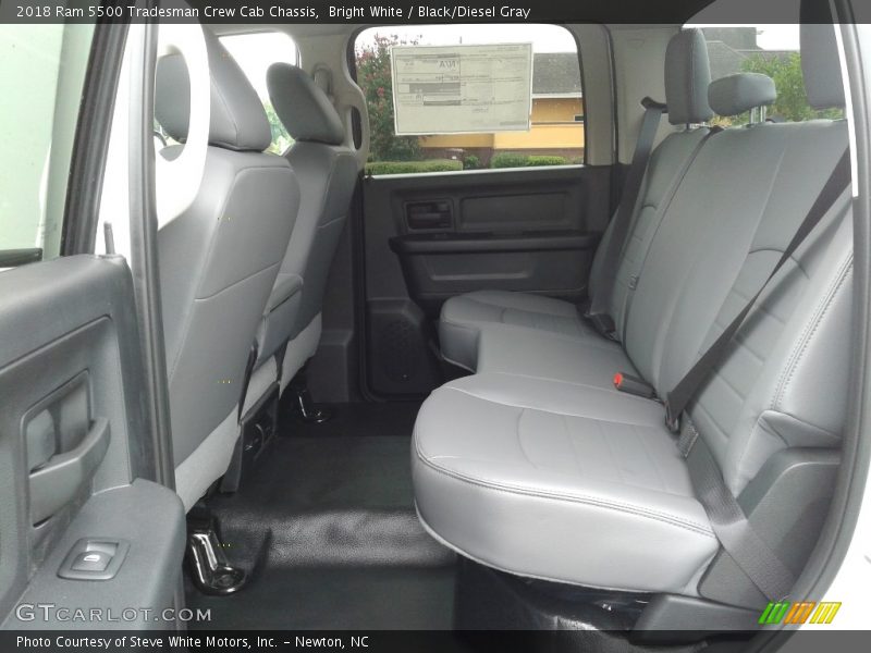 Rear Seat of 2018 5500 Tradesman Crew Cab Chassis