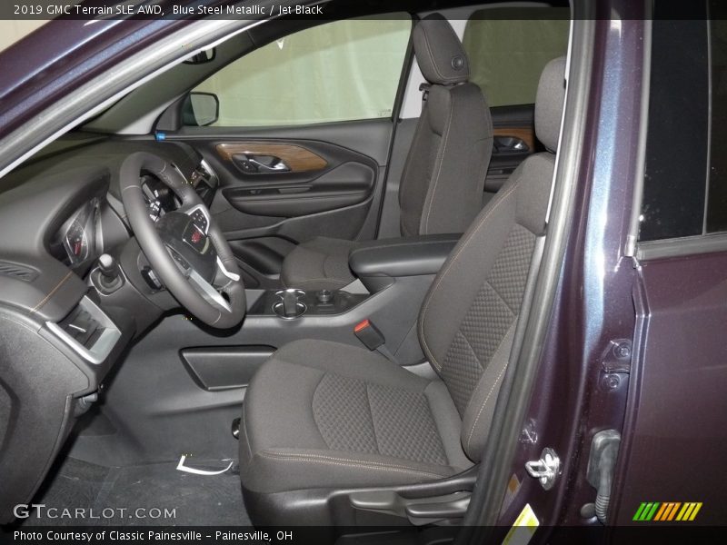 Blue Steel Metallic / Jet Black 2019 GMC Terrain SLE AWD