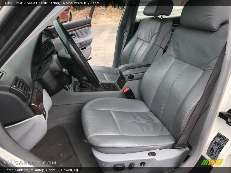 Alpine White III / Sand 1998 BMW 7 Series 740iL Sedan
