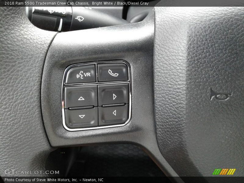  2018 5500 Tradesman Crew Cab Chassis Steering Wheel