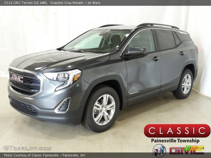 Graphite Gray Metallic / Jet Black 2019 GMC Terrain SLE AWD
