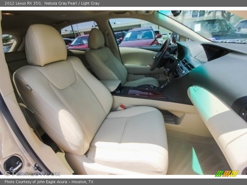 Nebula Gray Pearl / Light Gray 2012 Lexus RX 350