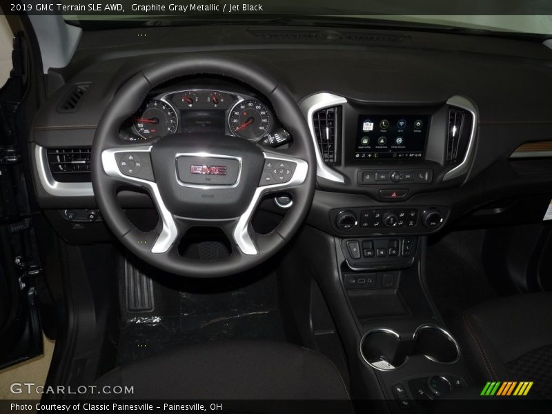 Graphite Gray Metallic / Jet Black 2019 GMC Terrain SLE AWD