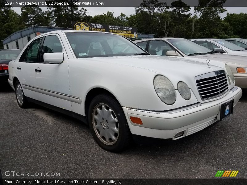 Polar White / Grey 1997 Mercedes-Benz E 320 Sedan