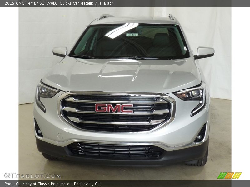 Quicksilver Metallic / Jet Black 2019 GMC Terrain SLT AWD