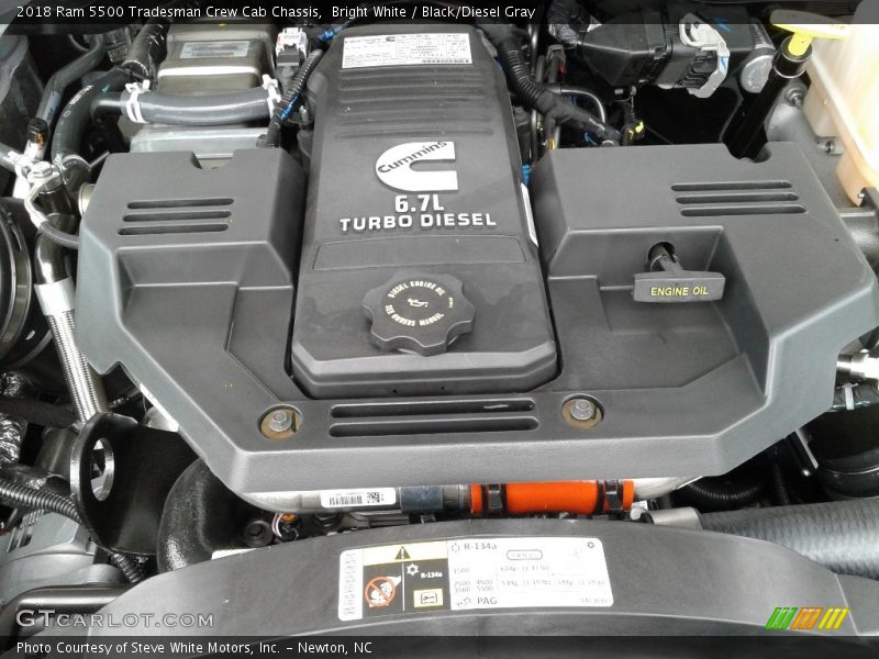  2018 5500 Tradesman Crew Cab Chassis Engine - 6.7 Liter OHV 24-Valve Cummins Turbo-Diesel Inline 6 Cylinder