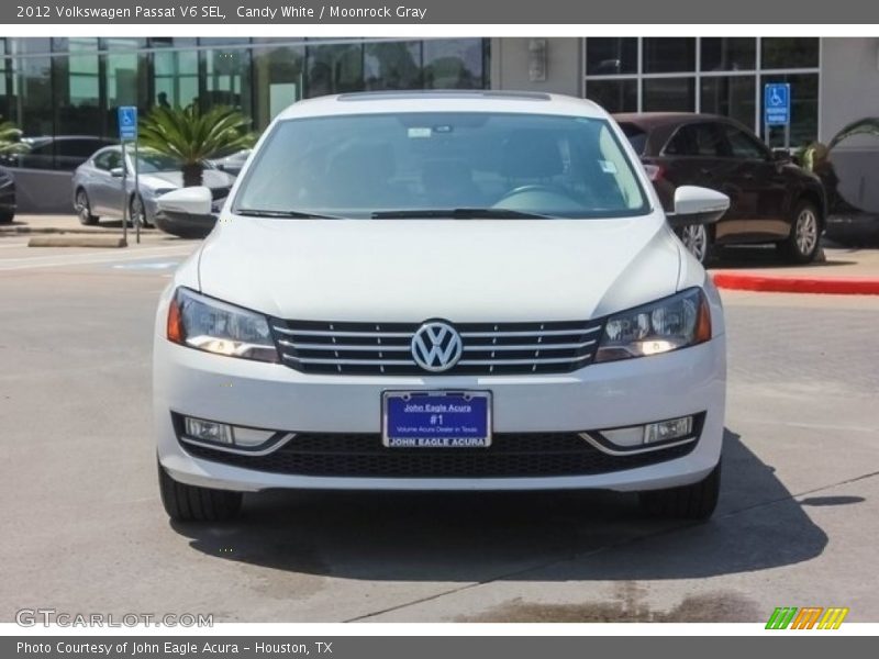 Candy White / Moonrock Gray 2012 Volkswagen Passat V6 SEL