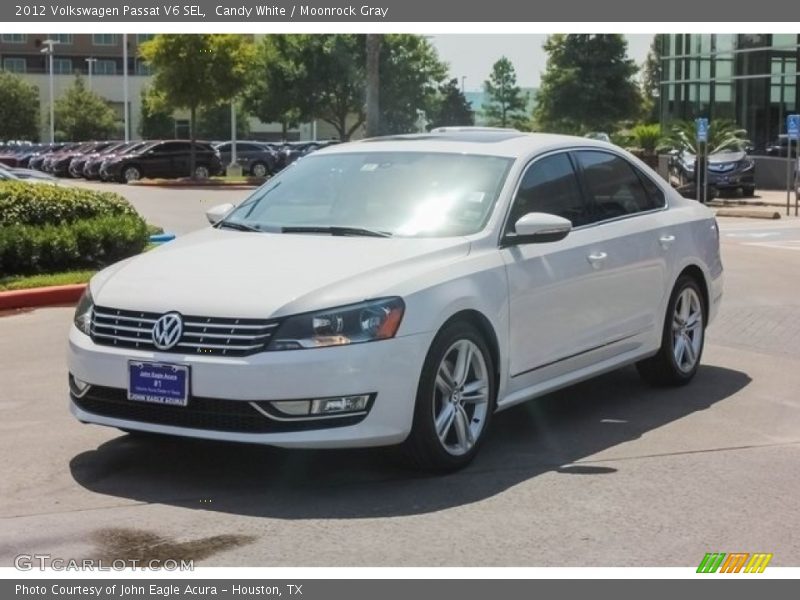 Candy White / Moonrock Gray 2012 Volkswagen Passat V6 SEL