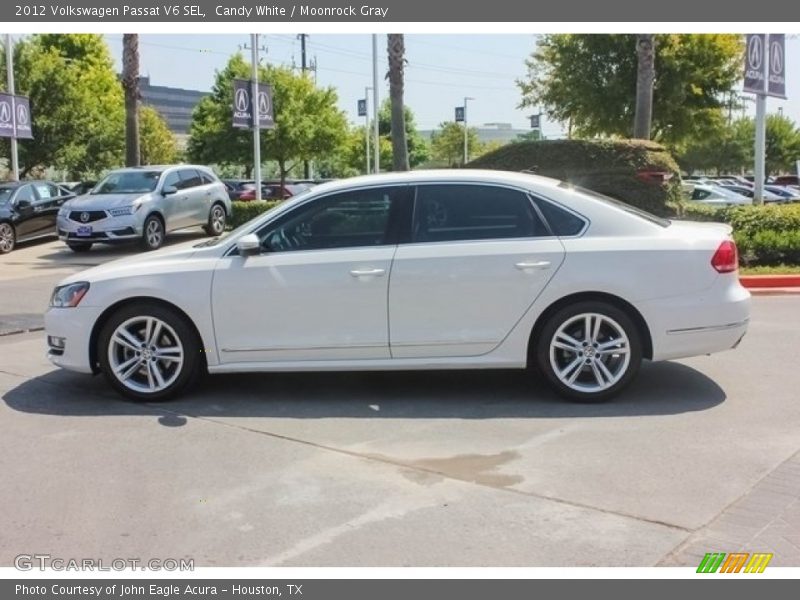 Candy White / Moonrock Gray 2012 Volkswagen Passat V6 SEL