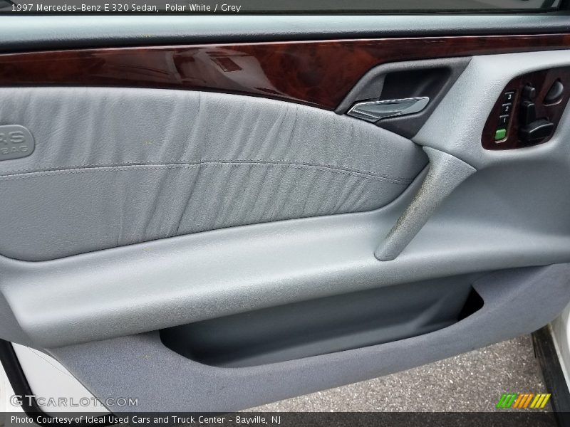 Polar White / Grey 1997 Mercedes-Benz E 320 Sedan