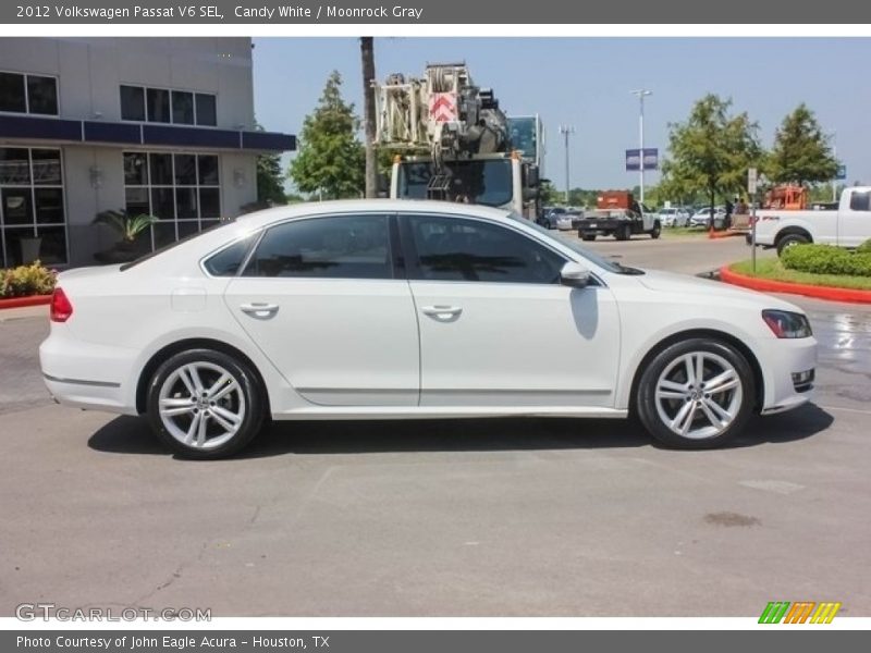 Candy White / Moonrock Gray 2012 Volkswagen Passat V6 SEL