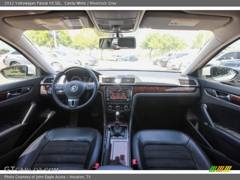 Candy White / Moonrock Gray 2012 Volkswagen Passat V6 SEL
