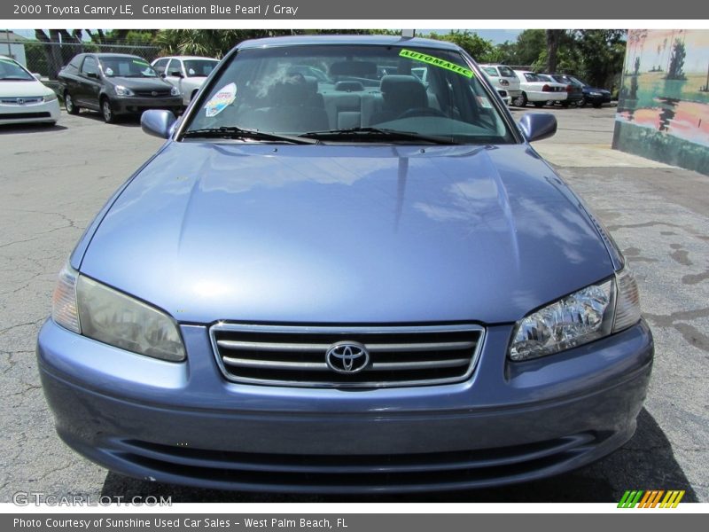 Constellation Blue Pearl / Gray 2000 Toyota Camry LE