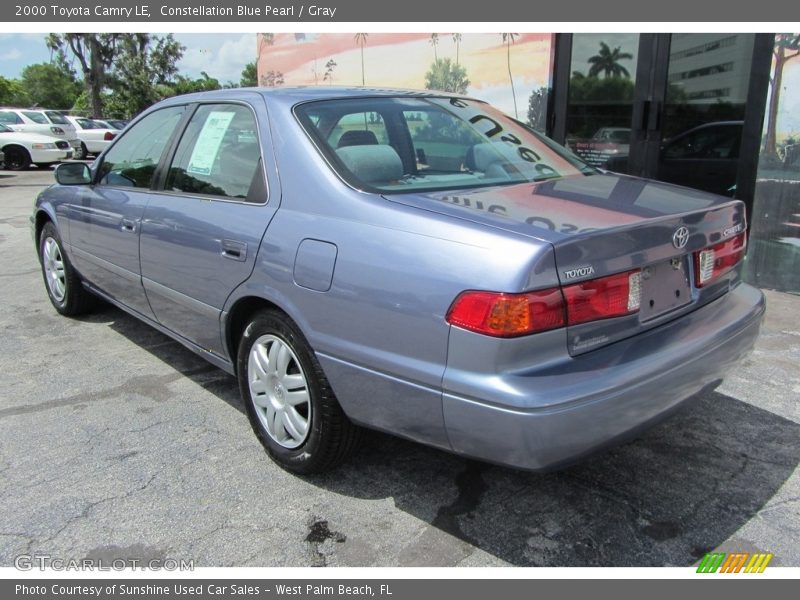 Constellation Blue Pearl / Gray 2000 Toyota Camry LE