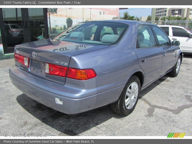Constellation Blue Pearl / Gray 2000 Toyota Camry LE