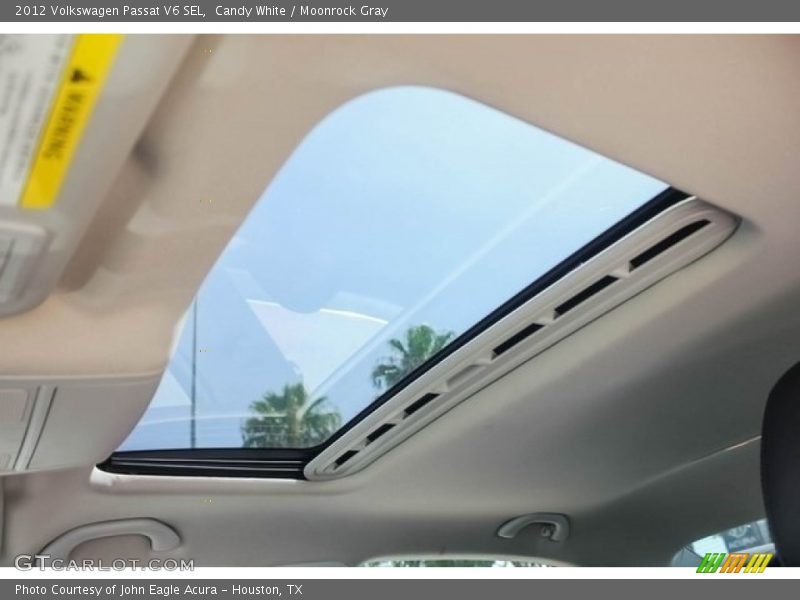 Candy White / Moonrock Gray 2012 Volkswagen Passat V6 SEL