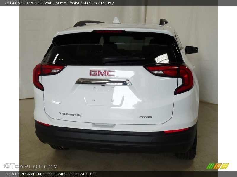Summit White / Medium Ash Gray 2019 GMC Terrain SLE AWD