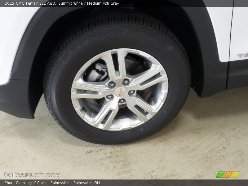Summit White / Medium Ash Gray 2019 GMC Terrain SLE AWD