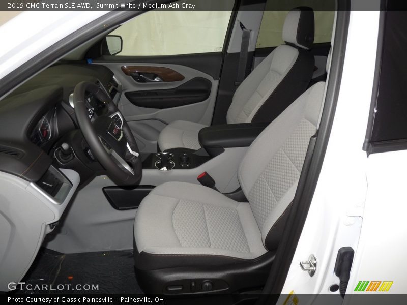 Summit White / Medium Ash Gray 2019 GMC Terrain SLE AWD