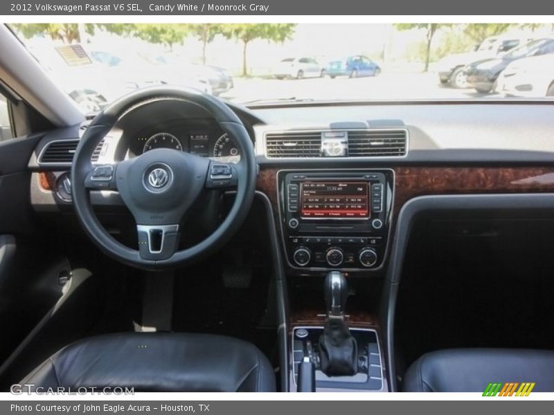 Candy White / Moonrock Gray 2012 Volkswagen Passat V6 SEL