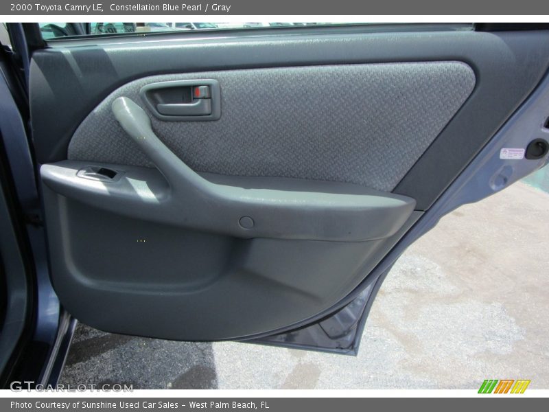 Constellation Blue Pearl / Gray 2000 Toyota Camry LE