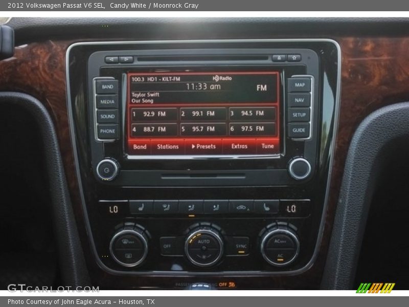 Candy White / Moonrock Gray 2012 Volkswagen Passat V6 SEL