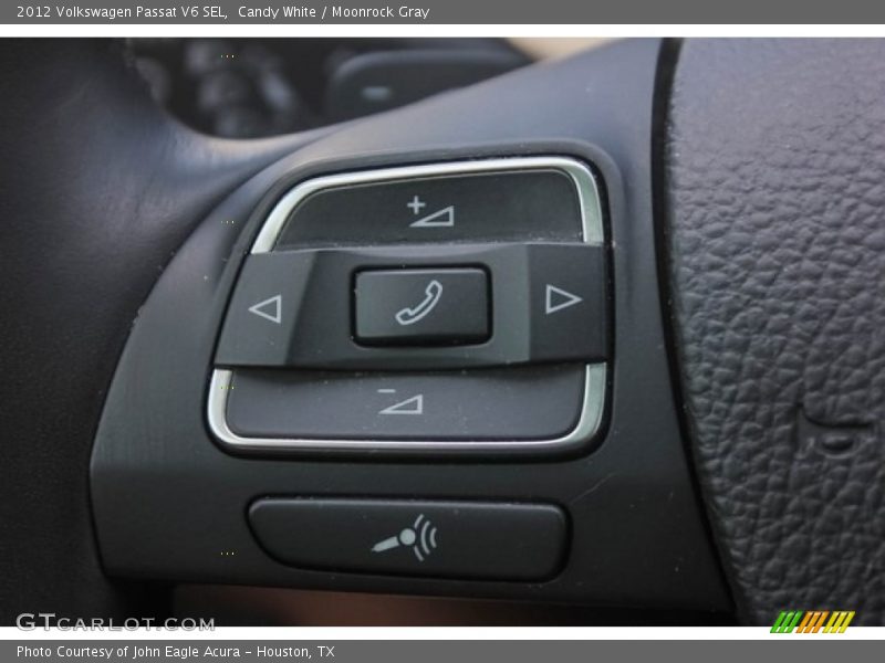 Candy White / Moonrock Gray 2012 Volkswagen Passat V6 SEL