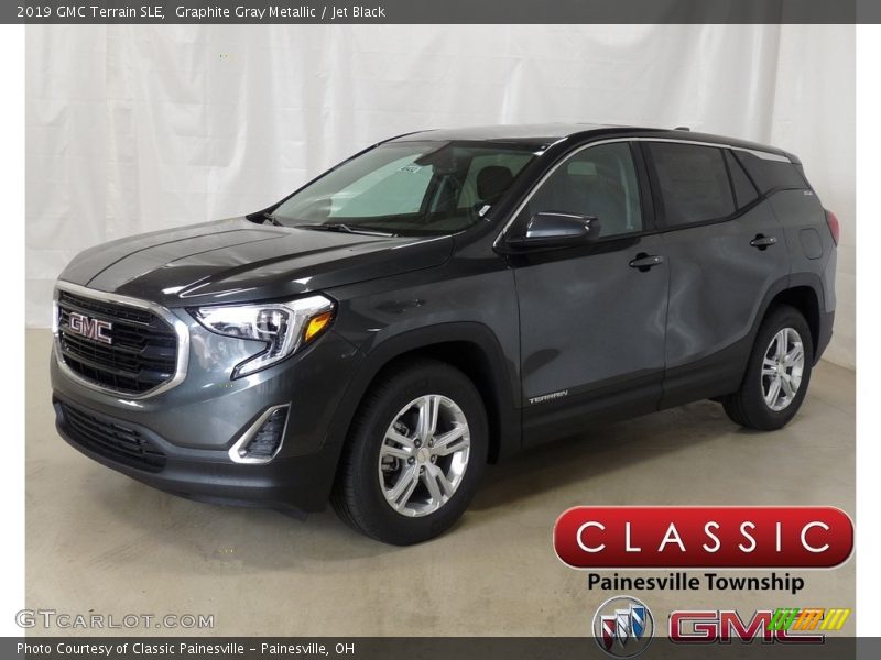 Graphite Gray Metallic / Jet Black 2019 GMC Terrain SLE