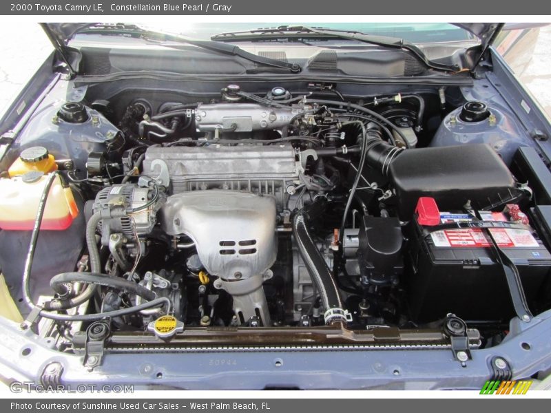 Constellation Blue Pearl / Gray 2000 Toyota Camry LE
