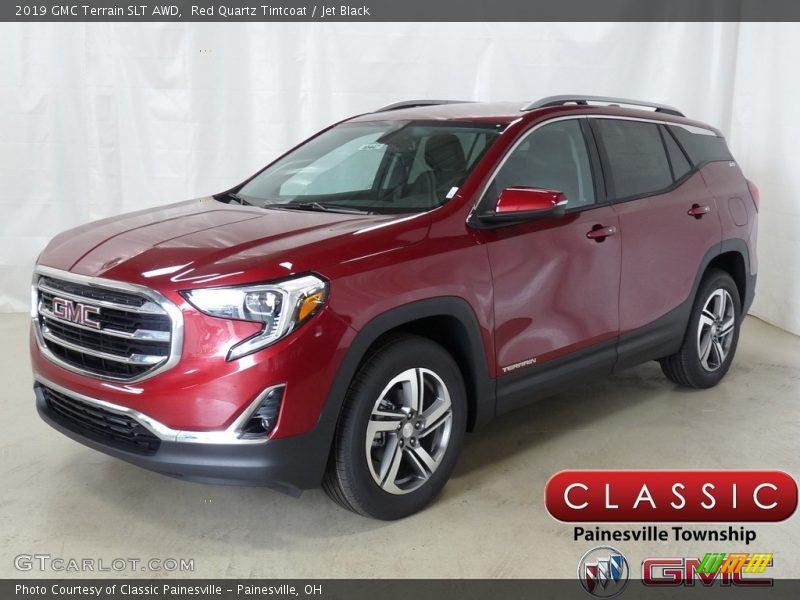 Red Quartz Tintcoat / Jet Black 2019 GMC Terrain SLT AWD