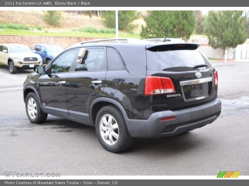 Ebony Black / Black 2011 Kia Sorento LX AWD