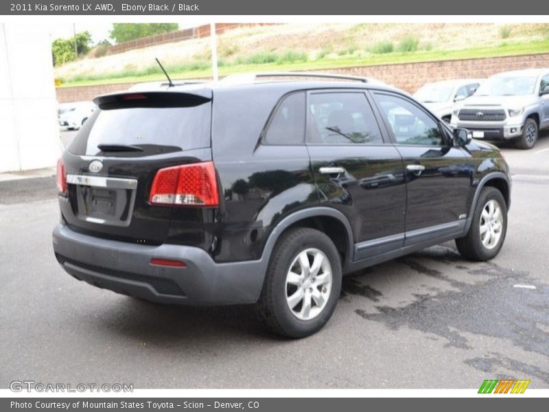 Ebony Black / Black 2011 Kia Sorento LX AWD